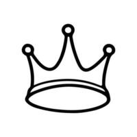 Crown icons, Crown symbol, Crown illustration. vector