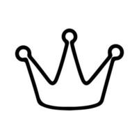 Crown icons, Crown symbol, Crown illustration. vector