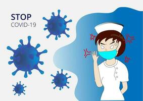 STOP Coronavirus concept. vector