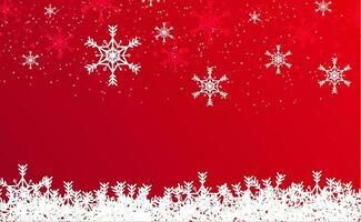 Red Christmas background. vector