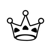 Crown icons, Crown symbol, Crown illustration. vector