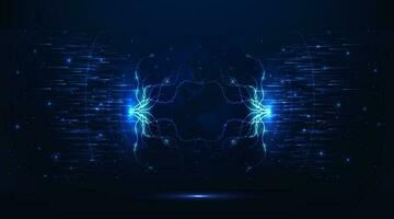 lightning technology Abstract background. vector
