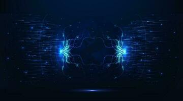 lightning technology Abstract background. vector