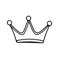 Crown icons, Crown symbol, Crown illustration. vector