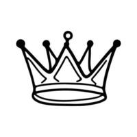 Crown icons, Crown symbol, Crown illustration. vector