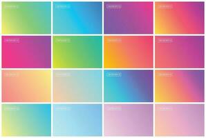 Abstract creative concept vector multicolor blurred background set. For Web and Mobile Applications, illustration template design, business infographic and social media, modern decoration. EPS 10