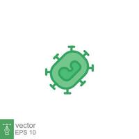 Monkeypox virus symptoms icon. Pox virus. Simple flat style symbol. Vector illustration isolated on white background. EPS 10.