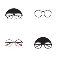 Glassess icon vector flat design