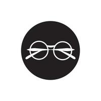 icono de gafas vector diseño plano