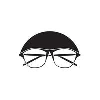 icono de gafas vector diseño plano