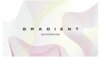 Gradient abstract background design vector