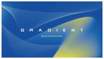 Gradient abstract background design vector