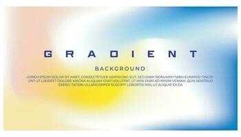 Gradient abstract background design vector