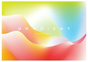 Gradient abstract background design vector