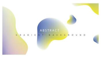 Gradient abstract background design vector