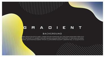 Gradient abstract background design vector
