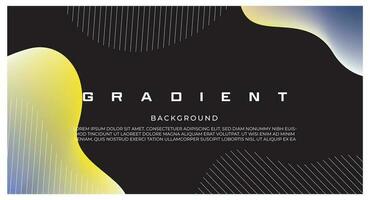 Gradient abstract background design vector