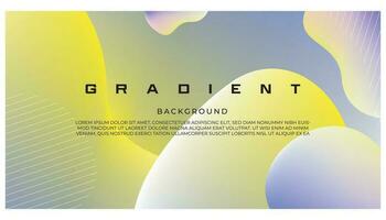 Gradient abstract background design vector