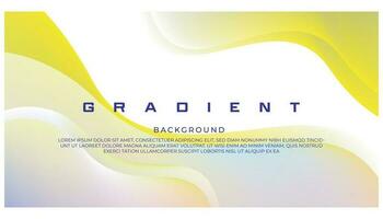 Gradient abstract background design vector