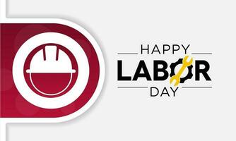 Labor Day in the United States of America is observed every year in September, to honor and recognize the American labor movement and their works and contributions. Vector illustration