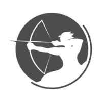 Centaur logo icon design vector