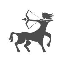 Centaur logo icon design vector