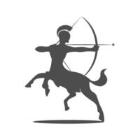 Centaur logo icon design vector