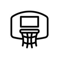 basketball ring icon or logo vector isolated sign symbol suitable for display, website, logo and designer. High quality black style vector icon. Icon design