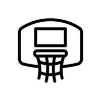 baloncesto anillo icono o logo vector aislado firmar símbolo adecuado para mostrar, sitio web, logo y diseñador. alto calidad negro estilo vector icono. icono diseño