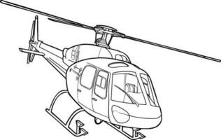 a red helicopter transportation vehicle vector
