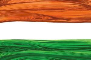 Indian tricolor flag theme independence day celebration card background vector