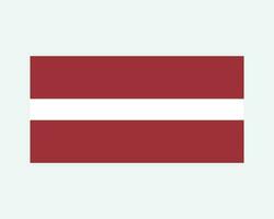 National Flag of Latvia. Latvian Country Flag. Republic of Latvia Detailed Banner. EPS Vector Illustration Cut File.