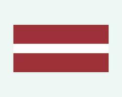 National Flag of Latvia. Latvian Country Flag. Republic of Latvia Detailed Banner. EPS Vector Illustration Cut File.