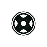 Rim icon isolated on white background vector