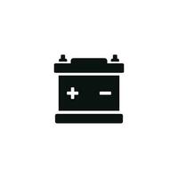 Car battery icon isolated on white background vector