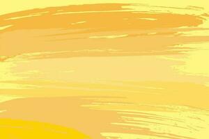 Abstract yellow background with gradient brush stroke effect. Best template illustration. vector