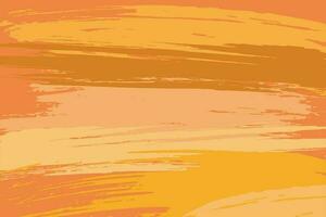 Abstract orange background with gradient brush stroke effect. Best template illustration. vector