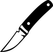 Pocket knife black outlines vector illustration