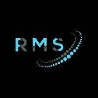 RMS letter logo creative design. RMS unique design. vector