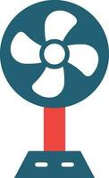 Fan Glyph Two Color Icon For Personal And Commercial Use. vector