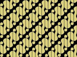 Seamless design of Indonesian batik pattern named Parang.  Javanese batik texture eps 03. vector