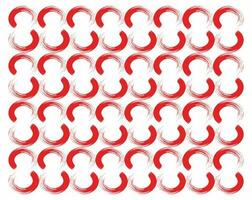 Geometric brush stroke pattern for various design purposes isolated on white background. vector