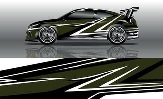 vektor grafis livery mobil. desain latar belakang grunge abstrak untuk bungkus vinil kendaraan dan branding mobil vector