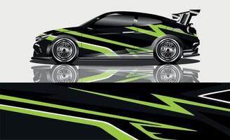 vector gráfico de librea de coche. diseño de fondo grunge abstracto para envoltura de vinilo de vehículos y marca de automóviles