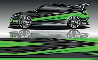 vektor grafis livery mobil. desain latar belakang grunge abstrak untuk bungkus vinil kendaraan dan branding mobil vector
