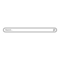 Modern search bar vector ilustration