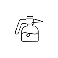 Garden Sprayer Line Style Icon Design vector