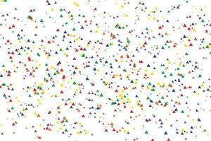 Seamless pattern with colorful dotted scatter particlees on white background vector