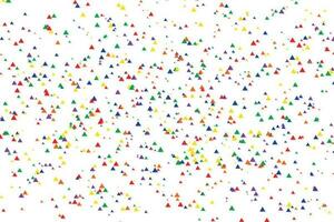 Seamless pattern with colorful dotted scatter particlees on white background vector