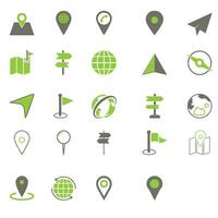 MAP ICON SET vector